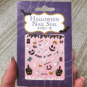 ハロウィンネイルシールは100均で!ダイソー・セリアのデザイン
