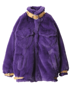 紫のファージャケット
