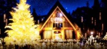 軽井沢高原教会クリスマスイルミネーションが人気